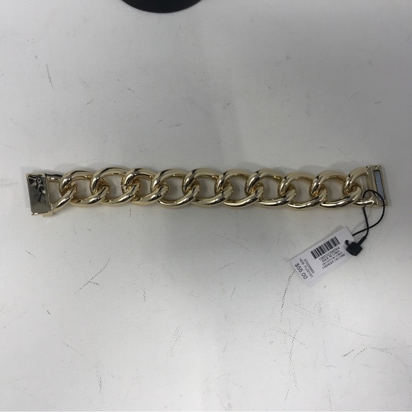 White House Black Market Faux Pearl Chain Magnetic Bracelet, Gold Tone - OS - Picture 4 of 6